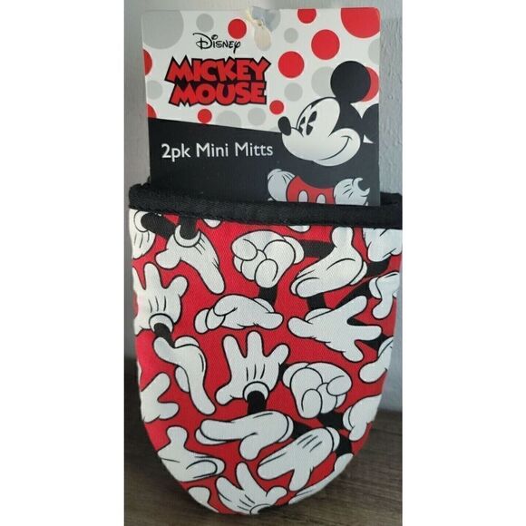 Disney Mickey Mouse 2 PACK Mini Mitts - NEW - Picture 1 of 2